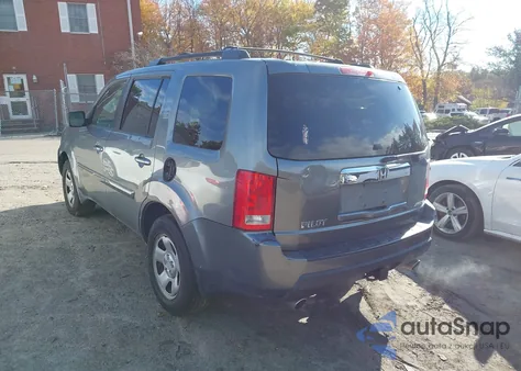 2009 Honda Pilot Ex-L from USA, damaged, VIN 5FNYF48699B012812